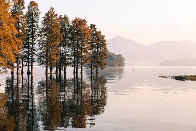 pohled  na jezero